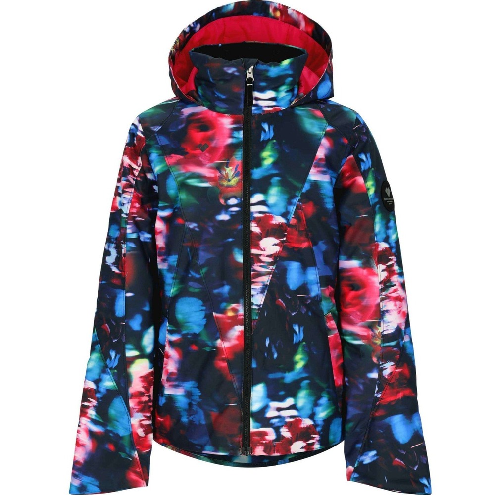 Obermeyer Rylee Print Snow Jacket, Teen Med 10-12 Color Bloominescense, NWT
